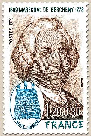MARÉCHAL DE BERCHENY 1689-1778 VIVAT HUSSAR