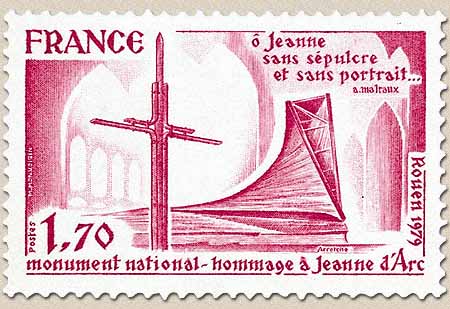 monument national - hommage à Jeanne d'Arc ô Jeanne sans sépulcre et s