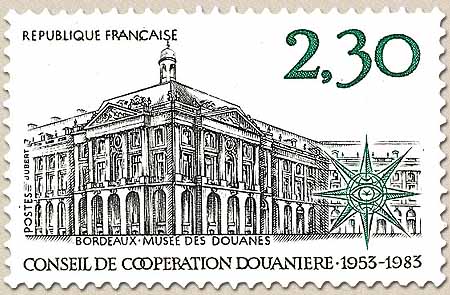 BORDEAUX - MUSÉE DES DOUANES CONSEIL DE COOPÉRATION DOUANIÈRE 1953-198