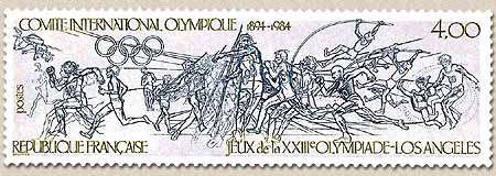 COMITE INTERNATIONALE OLYMPIQUE 1894-1984 JEUX de la XXIIIe OLYMPIADE 