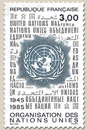 ORGANISATION DES NATIONS UNIES 1945-1985