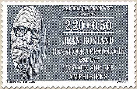 JEAN ROSTAND GÉNÉTIQUE, TÉRATOLOGIE 1894-1977 TRAVAUX SUR LES AMPHIBIE