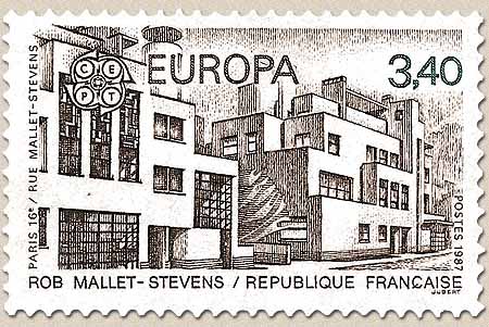 EUROPA CEPT ROB MALLET-STEVENS PARIS 16e / RUE MALLET-STEVENS