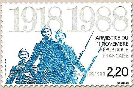 ARMISTICE DU 11 NOVEMBRE 1918-1988