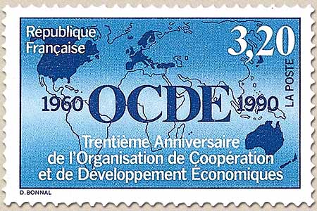 OCDE 1960-1990 Trentième Anniversaire de l'Organisation de Coopération