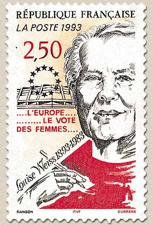 Louise Weiss 1893-1983 ….L'EUROPE…………LE VOTE DES FEMMES….