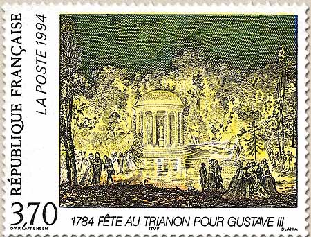 FÊTE AU TRIANON POUR GUSTAVE III 1784