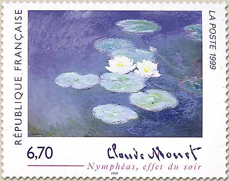 Claude Monet Nymphéas, effet du soir