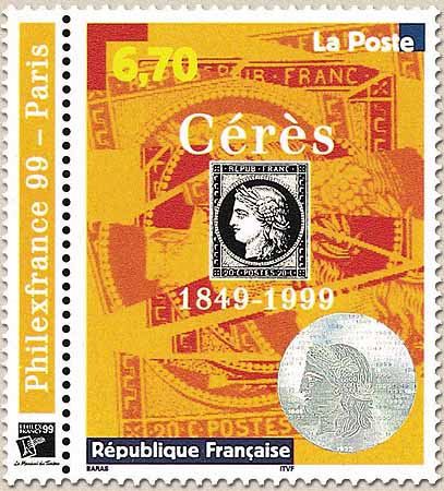 PHILEXFRANCE 99 - Paris Cérès 1849-1999
