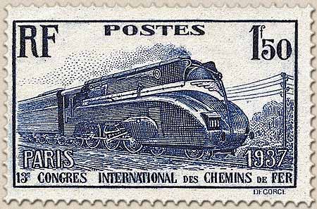 PARIS 1937 13e CONGRES INTERNATIONAL DES CHEMINS DE FER
