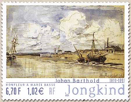 Johan Barthold Jongkind 1819-1891 HONFLEUR À MARÉE BASSE