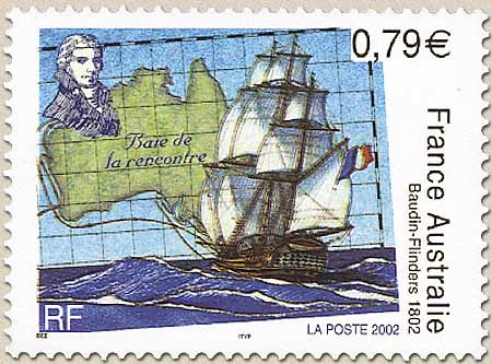 France Australie Baudin-Flinders 1802 Baie de la rencontre
