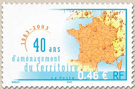 40 ans d'aménagement du territoire 1963-2003