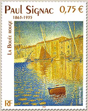 PAUL SIGNAC 1863-1935 LA BOUÉE ROUGE