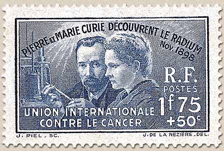 PIERRE ET MARIE CURIE DÉCOUVRENT LE RADIUM Nov.1898