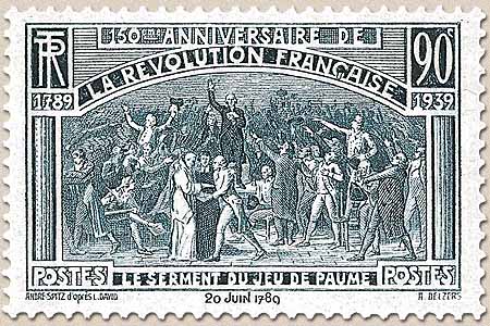 150ème ANNIVERSAIRE DE LA RÉVOLUTION FRANÇAISE 1789-1939 LE SERMENT DU