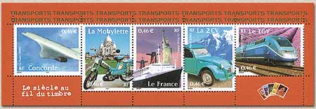 Le siècle au fil du timbre TRANSPORTS