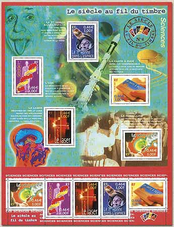 Le siècle au fil du timbre Sciences