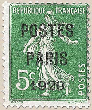 1920 POSTES PARIS