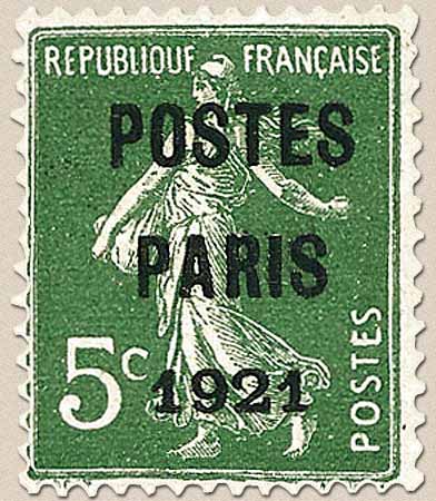 1921 POSTES PARIS