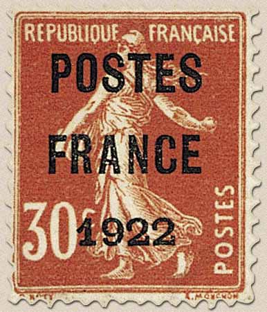 1922 POSTES PARIS