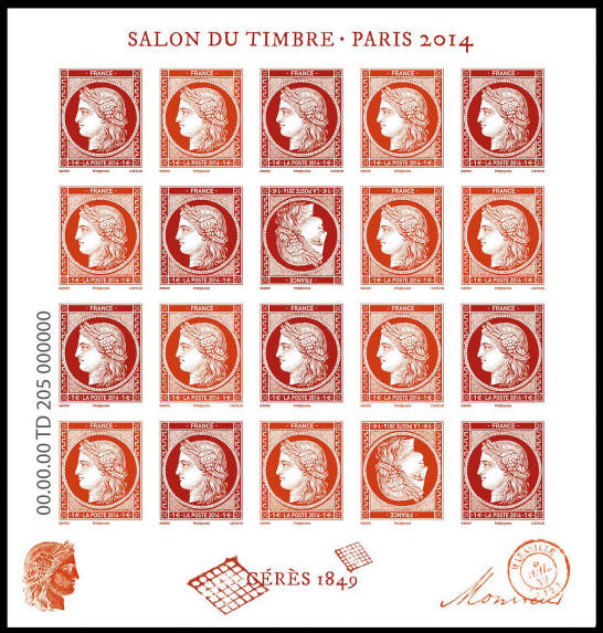 Salon du timbre - Paris - Cérès 1849