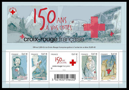 Bloc Croix-Rouge française 150 ans